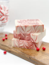 Load image into Gallery viewer, Peppermint Swirl Goat Milk Soap
