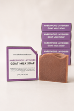 Load image into Gallery viewer, Amberwood Lavender Goats Milk Soap
