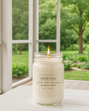Load image into Gallery viewer, Farmhouse Jar Soy Candle – 16 oz | Choose from Many Scents

