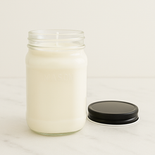 Load image into Gallery viewer, Unlabeled Farmhouse Jar Soy Candle – 16 oz | Seasonal &amp; Classic Scents
