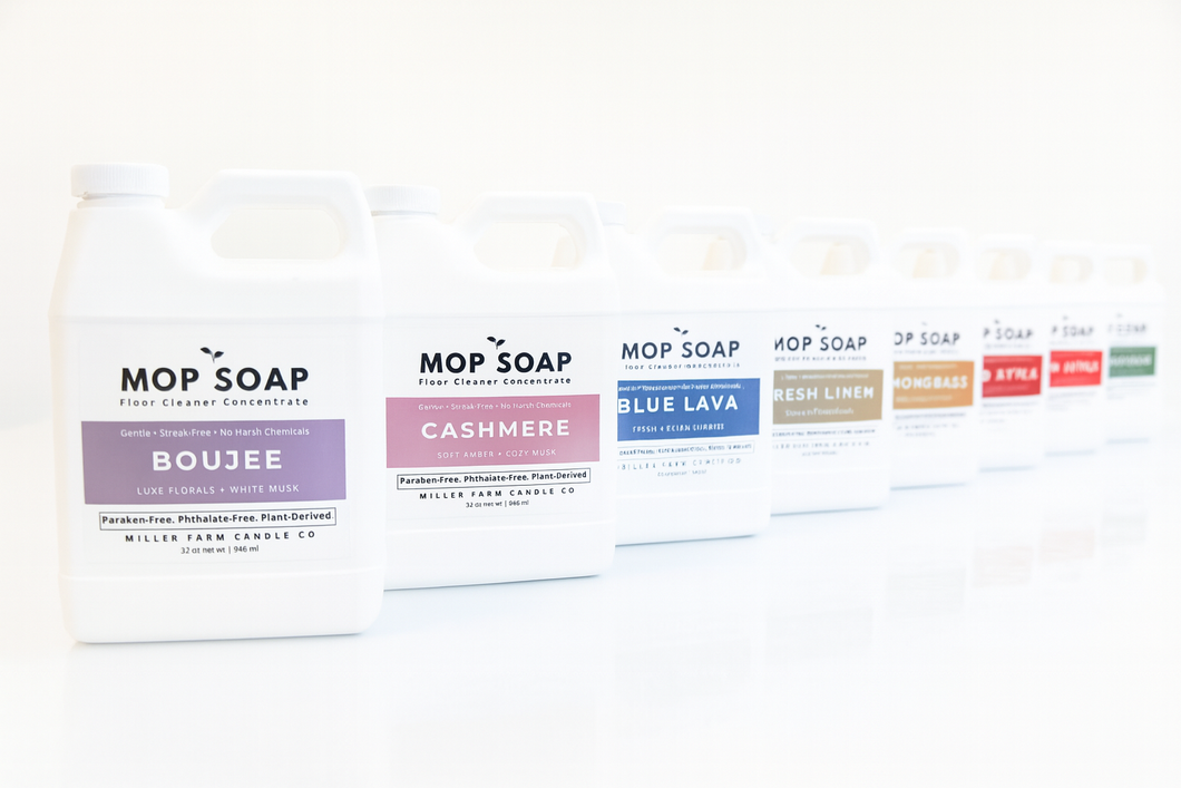 Complete Mop Soap Bundle of 9 Bottles | 32 oz Concentrated Floor Cleaner