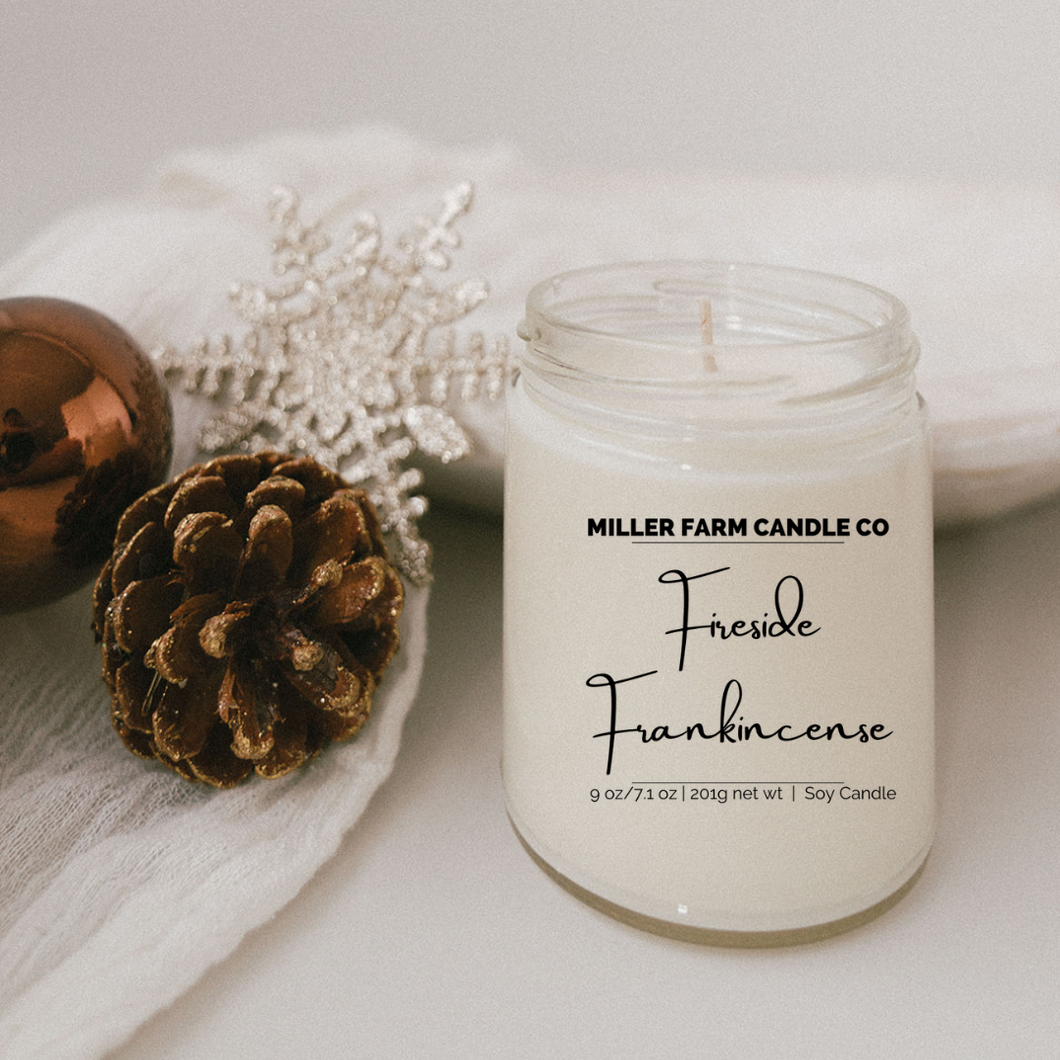 Fireside Frankincense Soy Candle