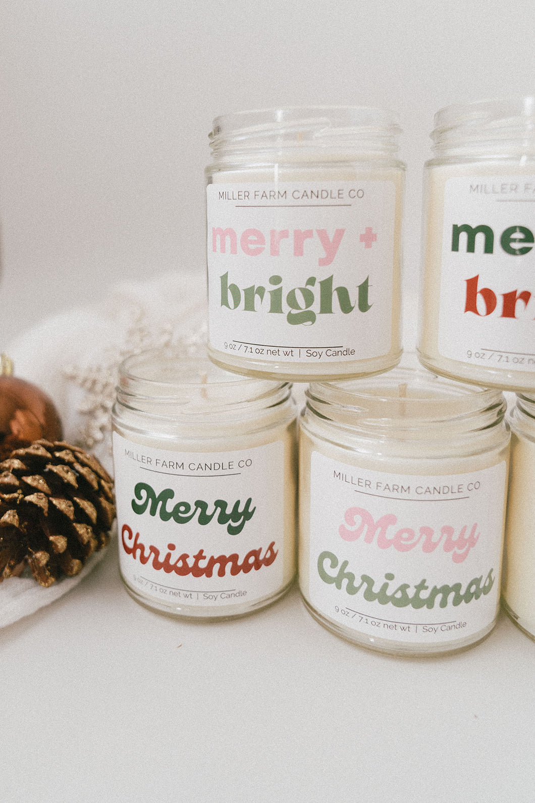 Christmas Inspired Soy Candles