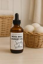Load image into Gallery viewer, Wool Dryer Balls +  Laundry Fragrance Oil
