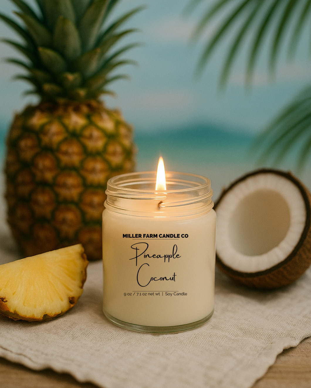 Pineapple Coconut Soy Candle