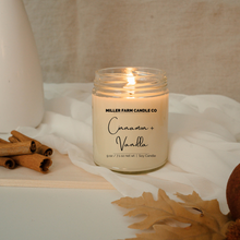 Load image into Gallery viewer, Cinnamon + Vanilla Soy Candle
